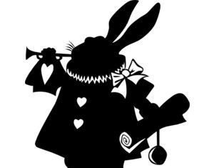 Birthday Decoration : silhouette alice in wonderland | … silhouette free clip art silhouette cartoon…