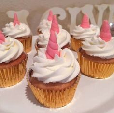 Birthday Decoration : unicorn cupcake – Google Search