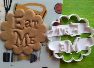 Birthday Decoration : Сookie Fräser Satz Teekanne Wir sind alle verrückt hier 14cm Flasche Trink mi…