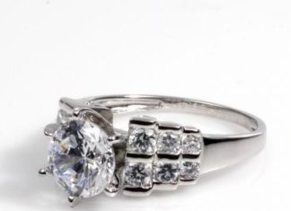 Birthday Gifts Ideas : 1.6CT Round Cut Solitaire Russian Lab Diamond Engagement Ring