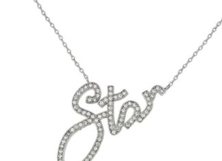 Birthday Gifts Ideas : 1.9TCW Pave Lab Diamond Star Necklace Pendant