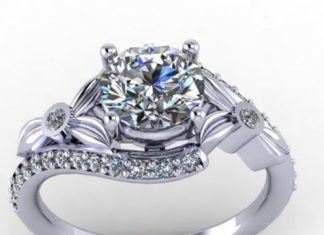Birthday Gifts Ideas : A Museum Perfect 2.29CT Round Cut Russian Lab Diamond Ring