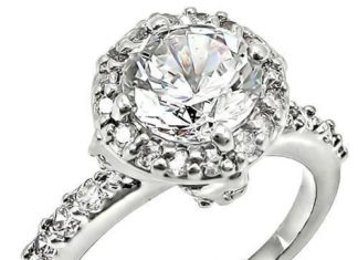 Birthday Gifts Ideas : A Perfect 2CT Round Cut Solitaire Russian Lab Diamond Engagement Ring