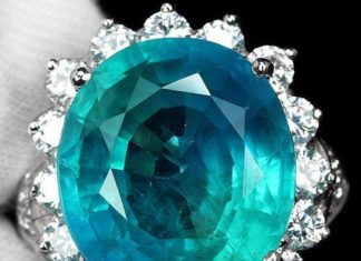 Birthday Gifts Ideas : A Rare Vintage 15.40CT Oval Cut Blue Green Emerald Ring