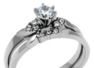 Birthday Gifts Ideas : A Vintage Style .5CT Round Cut Russian Lab Diamond Bridal Set Ring Love!!!