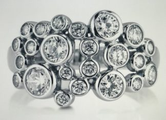 Birthday Gifts Ideas : An Ebullient 2TCW Round Cut Bezel Set Ring