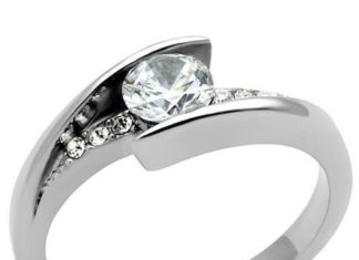 Birthday Gifts Ideas : Contemporary 1CT Round Cut Lab Diamond Engagement Ring