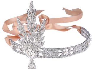 Birthday Gifts Ideas : The Great Gatsby Inspired Pearl Austrian Crystal Hair Tiara Crown Bridesmaid Wed…