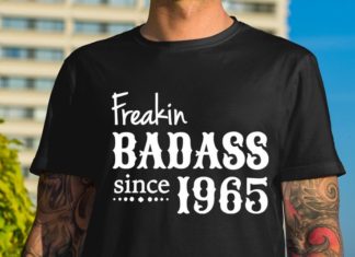 Birthday Gifts Inspiration : 50th birthday gift for men Freakin Badass since 1965 Your loved one will love a …