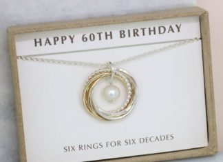 Birthday Gifts Inspiration : 60th birthday gift idea, June birthday gift, pearl necklace for 60th – LILIA