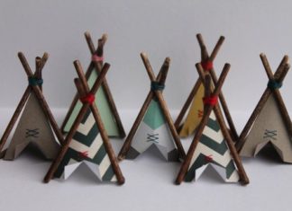 Birthday Gifts Inspiration : Cake Topper, Mini tipi, Home Decor, petit tipi, Wigwam, Childs Room Decor, déco…