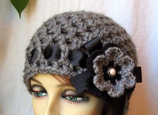 Birthday Gifts Inspiration : Charcoal Grey Womens Hat Beanie Crocheted by JadeExpressions, $39.00