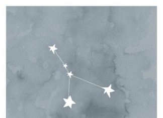 Birthday Gifts Inspiration : Constellation du zodiaque cancer 8 x 10 par FebruaryLane sur Etsy ♋ Cancer Zod…