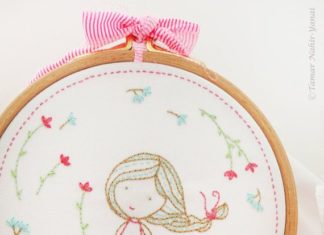 Birthday Gifts Inspiration : Embroidery Kit, DIY kit – Spring Girl