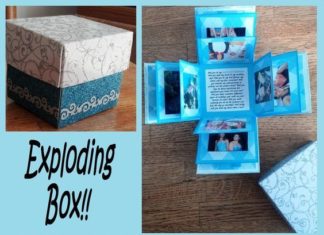 Birthday Gifts Inspiration : Exploding Box – could be a great gift by adding gift cards to some of the flaps!…