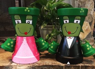 Birthday Gifts Inspiration : Grenouille Prince et princesse grenouille Pot de fleur gens