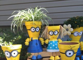 Birthday Gifts Inspiration : MINION Clay Pot People Planters Minion Boy &/or Minion Girl