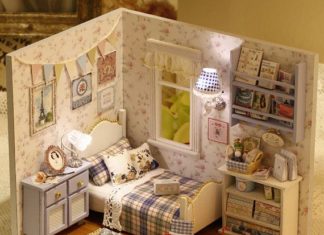 Birthday Gifts Inspiration : Miniature de bricolage chambre Miniature maison Handcraft Kit cadeaux Noël cade…