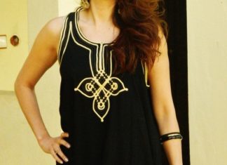 Birthday Gifts Inspiration : Non-manchon noir Caftan Kaftan Resort Agadir-caftan, caftan, resortwear, vêteme…