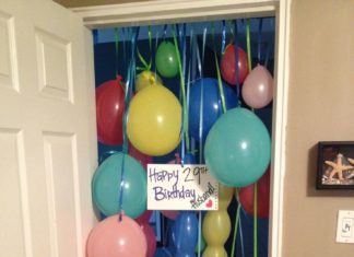 Birthday Gifts Inspiration : Oh la surprise quand on ouvre la porte de la chambre!