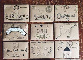 Birthday Gifts Inspiration : Open when letters for a friend travelling. I have posted a blog post with ideas …