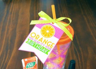 Birthday Gifts Inspiration : “Orange You Glad It’s Your Birthday” Gift Idea employee recognition #motivation