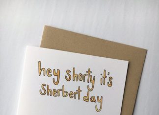Birthday Gifts Inspiration : Sherbert Day birthday pun card food pun by SunniestSideUpShop – here is where yo…
