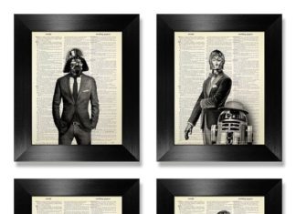 Birthday Gifts Inspiration : Star Wars Poster 4 estampes ensemble de cadeau par MEOWconcept