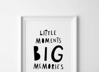 Birthday Gifts Inspiration : Sticker impression, imprimable de pépinière, de petits moments, gros souvenirs…