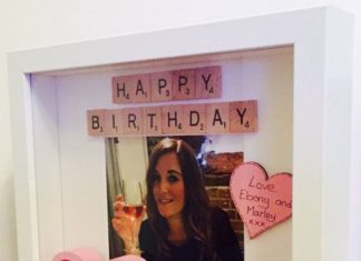 Birthday Gifts Inspiration : personalised scrabble frame 30th birthday by MagicWonderCreations (Diy Geschenke…