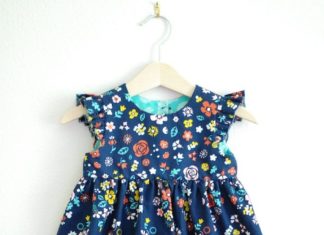 Birthday Inspiration: Another adorable dress made with my Blossom Festival fabric!