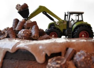 Birthday Inspiration: Bagger-Geburtstagskuchen… von den Naturkindern