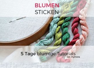 Birthday Inspiration: Blog-Serie: Blumen sticken