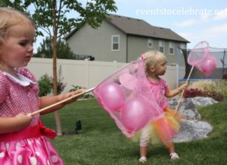 Birthday Inspiration: Butterfly Party Activities – catch small balloons with butterfly nets – eventsto…