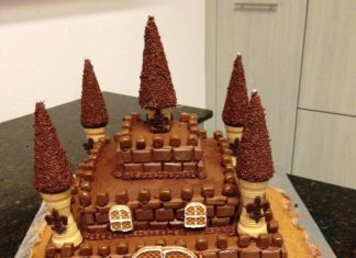 Birthday Inspiration: Castle Cake. I was trying to bake a cake for my 6 year old boy's birthday pa…