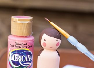 Birthday Inspiration: DIY Tutorial: Wooden Peg Fairy Dolls
