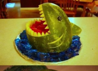 Birthday Inspiration: DIY Watermelon Shark Carving Internet Tutorial~ Tutorial by diyforever~