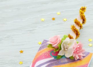 Birthday Inspiration: Einhorn Einladung basteln