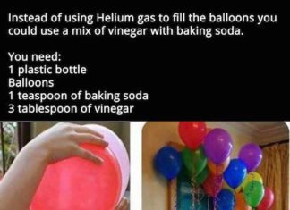 Birthday Inspiration: Essig und Backpulver … Toole Kombination … Und so viel billiger wie Helium!