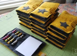 Birthday Inspiration: Felt Crayon Notebook. Birthday gifts perhaps? Or holiday gifts?