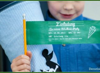 Birthday Inspiration: Für alle ABC-Schützen: Foto-Schilder für den 1. Schultag