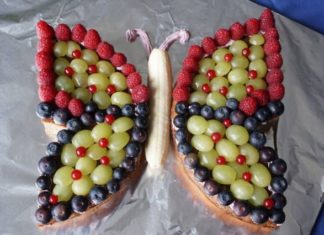 Birthday Inspiration: Geburtstagskuchen ohne Zucker – Schmetterling von breifreibaby