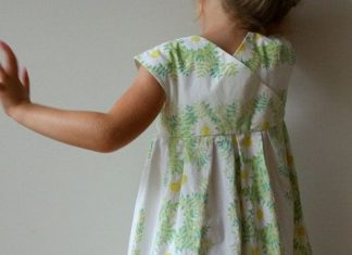 Birthday Inspiration: Geranium dress with crossover back!- love it.