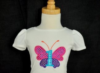 Birthday Inspiration: Girls Birthday Butterfly Number Pink and Purple Pettiskirt Set