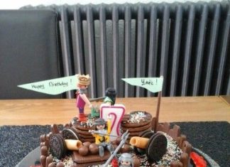 Birthday Inspiration: Gâteau anniv château fort