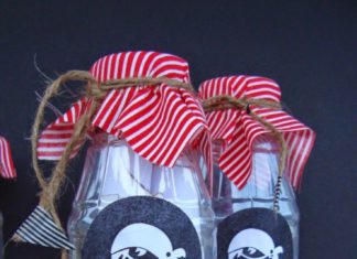 Birthday Inspiration: Kleefalter: Geburtstagseinladung “Flaschenpost”