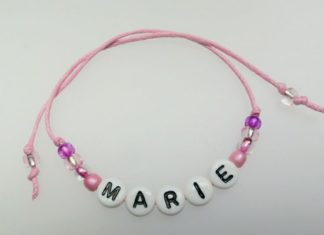 Birthday Inspiration: Namensarmband Mitgebsel Kinderarmband Baumwolle von ~*~ AINIKKIS KINDERREICH ~*~…