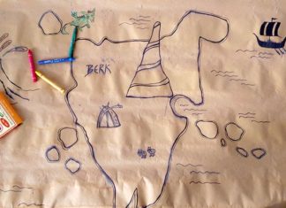 Birthday Inspiration: Packpapier, auf welche die Kinder ihre eigenen Drachen zeichnen können, ist die…