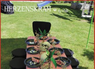 Birthday Inspiration: Piratenparty – Tischdeko – Pirate Party – table