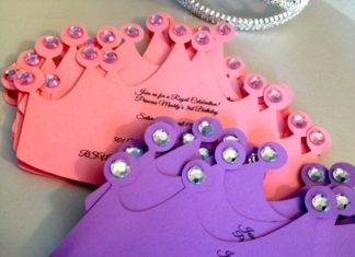 Birthday Inspiration: Prinzessin Krone Einladung
